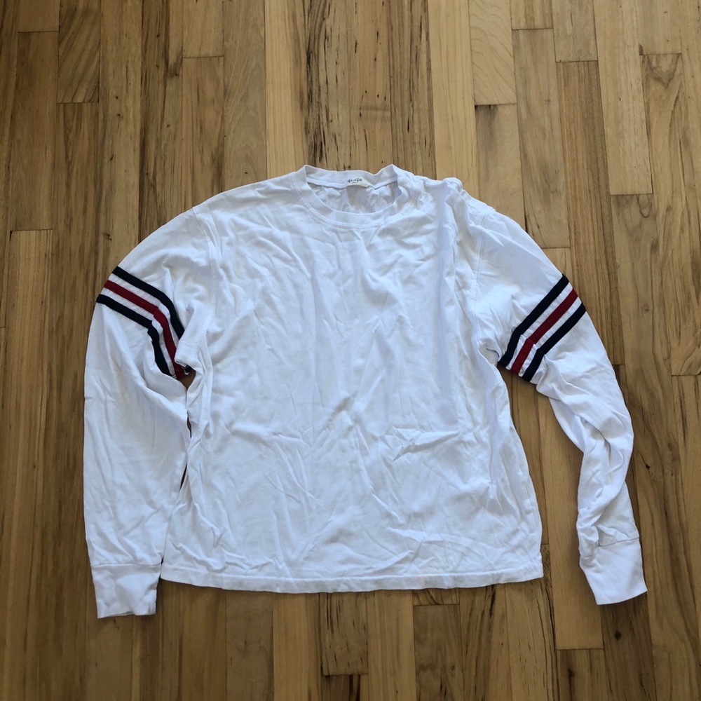 Brandy Melville White Long Sleeve Shirt